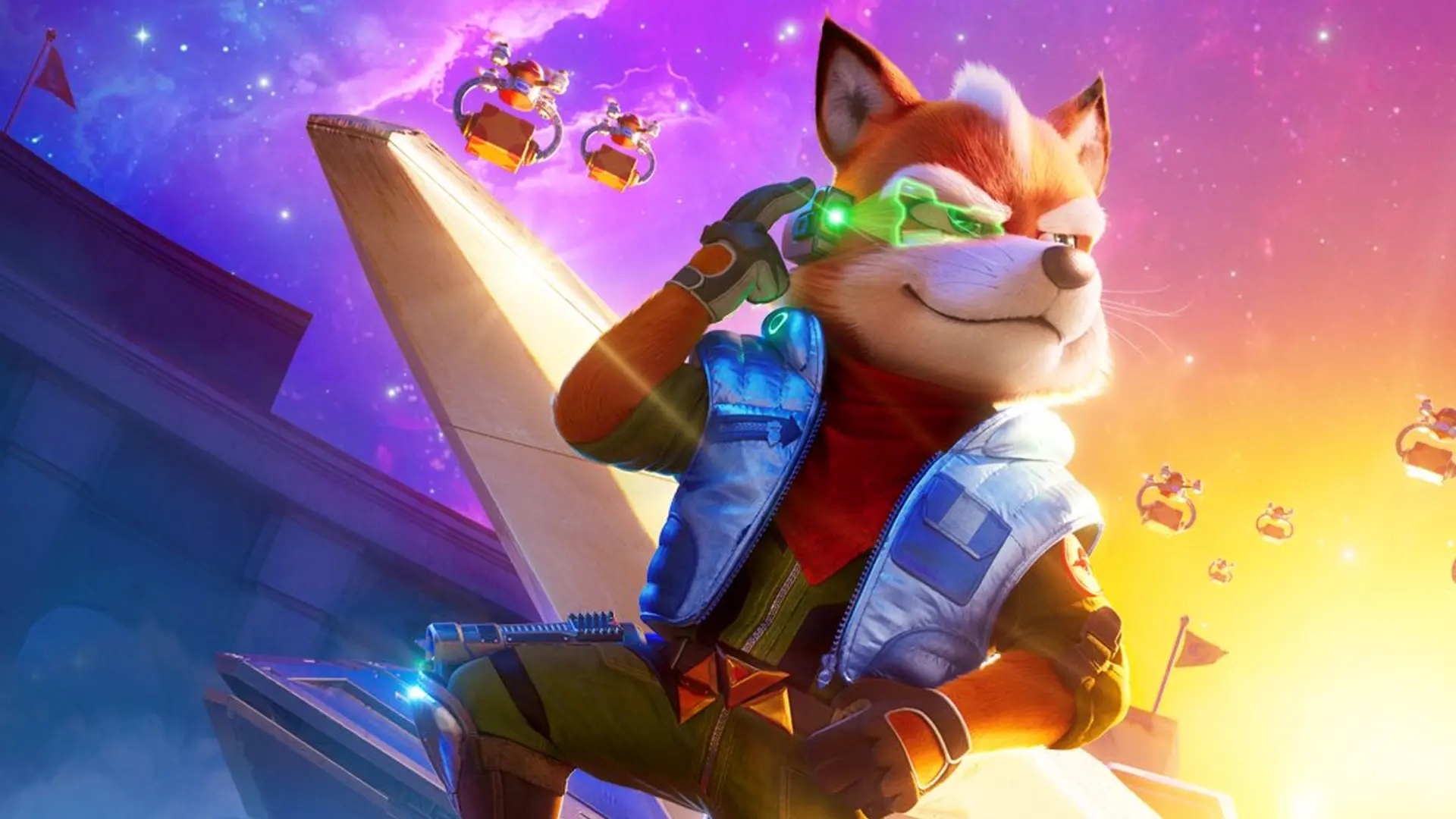 Mario Galaxy Movie Star Fox