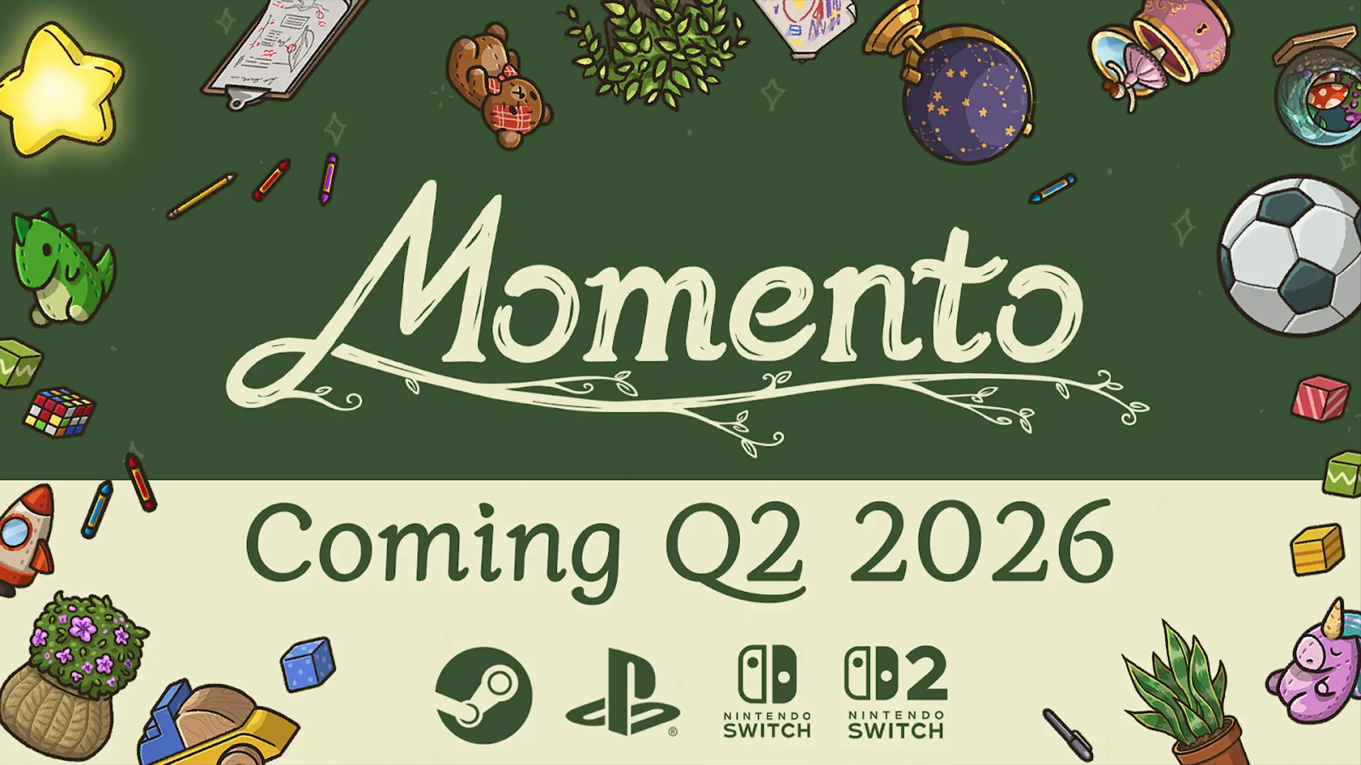 momento game key announcement art