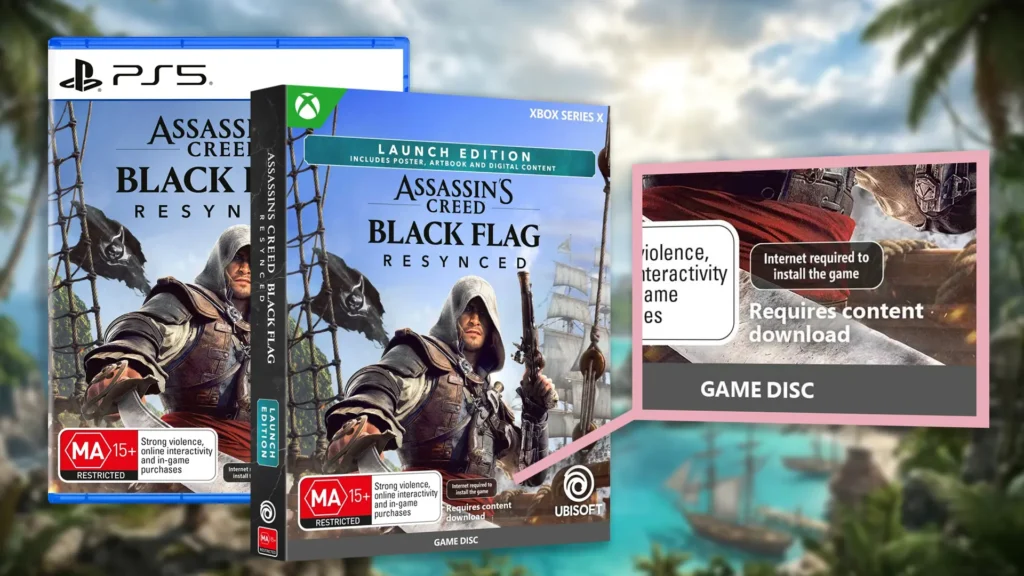 Assassin's Creed Black Flag Resynced key art
