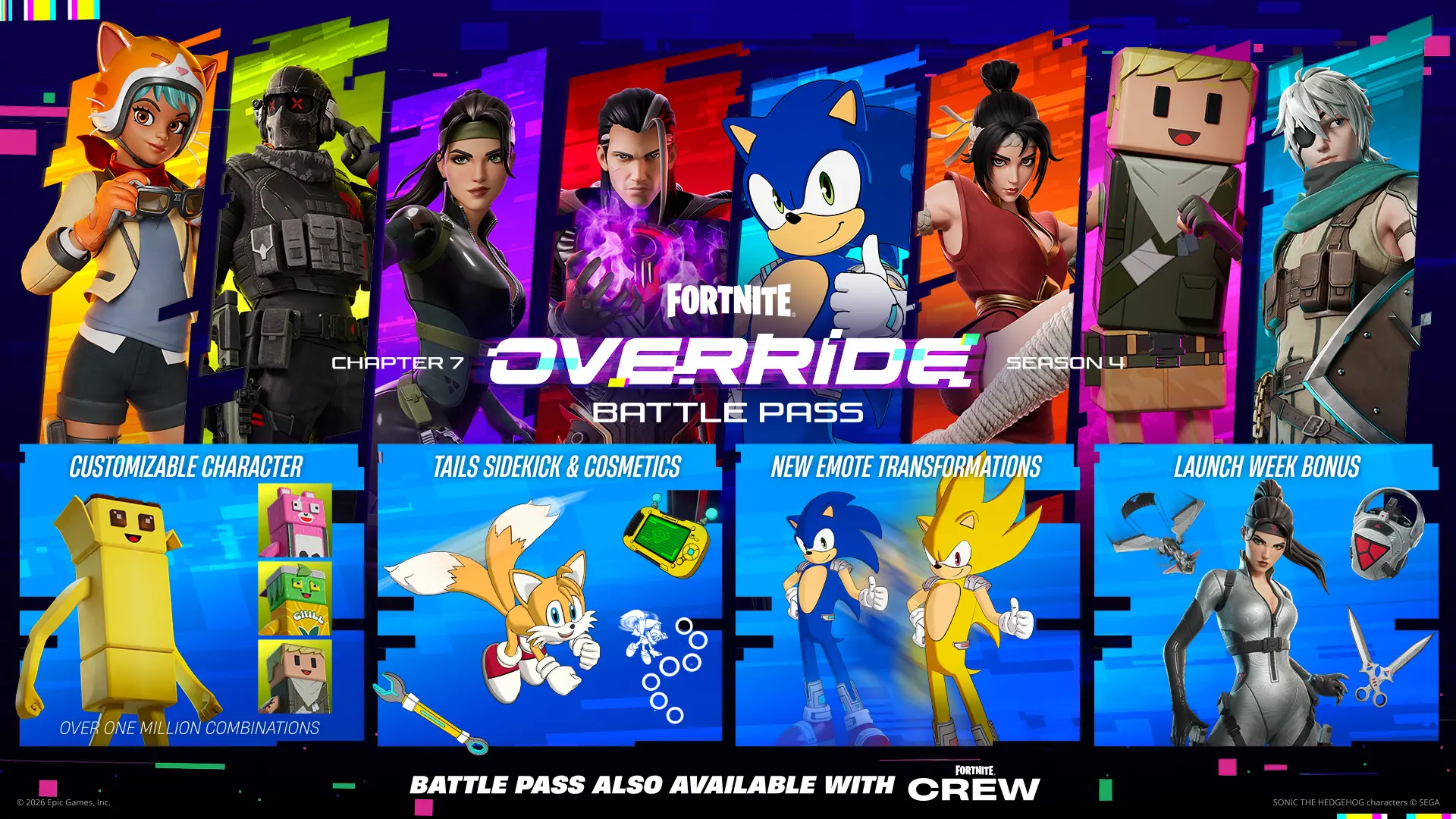 Fortnite Override battle pass